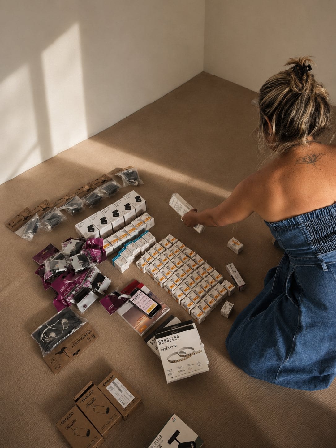 Sara Rollemberg no estudio INSIDE, 2026 - acervo INSIDE