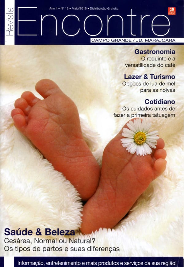 Capa da revista Encontre nº 13, publicação com projeto INSIDE, acervo INSIDE