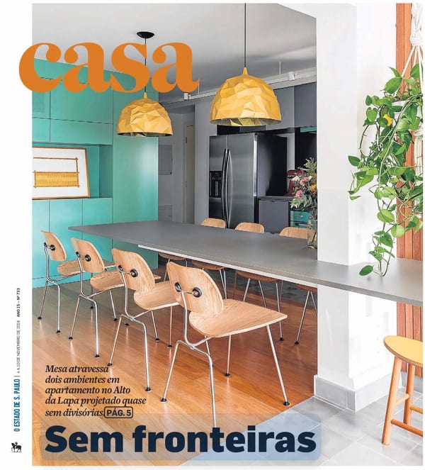 Capa da revista O Estado de S.Paulo, publicação com projeto INSIDE, acervo INSIDE