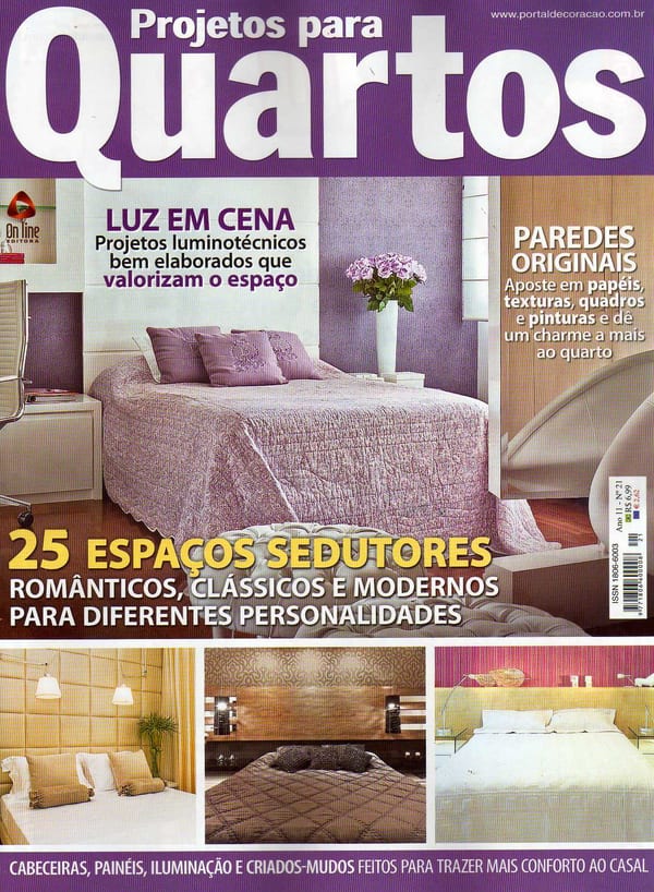 Capa da revista Quartos, publicação com projeto INSIDE, acervo INSIDE