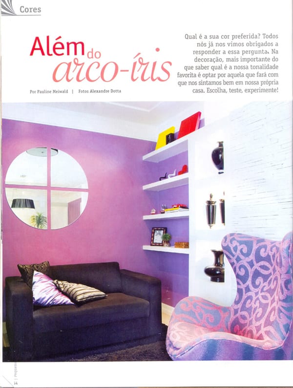 Capa da Pequenos Ambientes · nº 28, matéria com projeto da INSIDE, acervo INSIDE